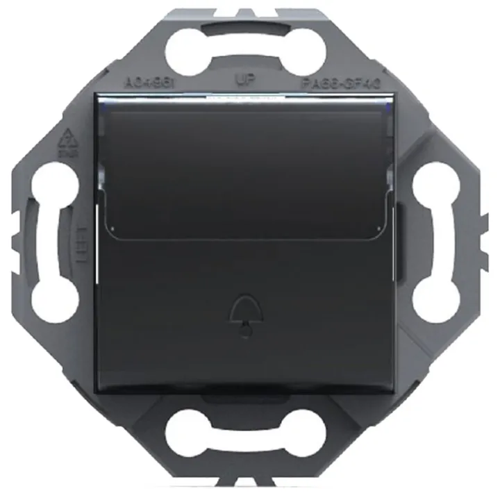 Sonnette de Porte Bouton Poussoir Anthracite NOANE