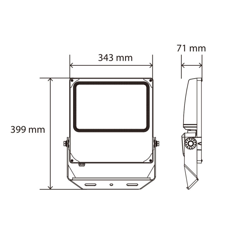 copy of Projecteur Extérieur LED Haute Performance 145Lm/W - 200W Woltz