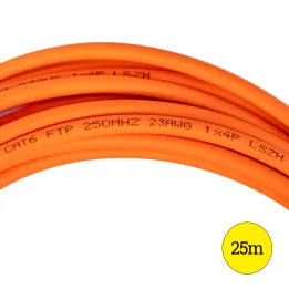 Câble réseau RJ45 catégorie 6 - FTP 23 AWG - Bobine 25m