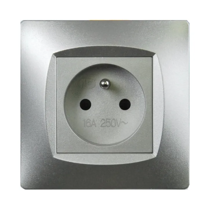 Pack essentiel gris 40 prises + 10 interrupteurs va-et-vient + 50 plaques
