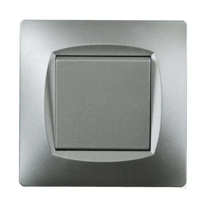 Pack essentiel gris 40 prises + 10 interrupteurs va-et-vient + 50 plaques