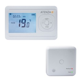 Thermostat Programmable sans Fil + Récepteur HF ATENZA