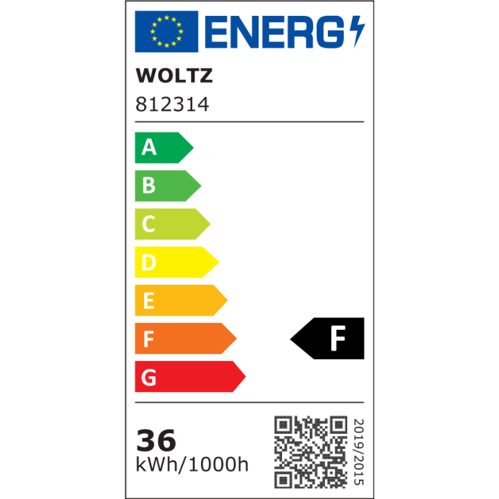 Dalle LED 36W Recouvrable 300x1200mm CREALYS
