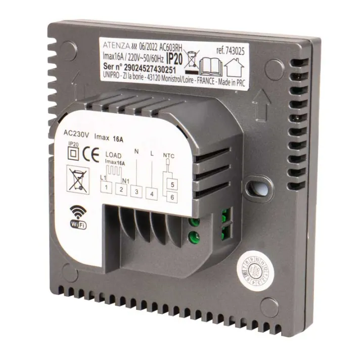 Thermostat Wifi Pour Chauffage Electrique ATENZA