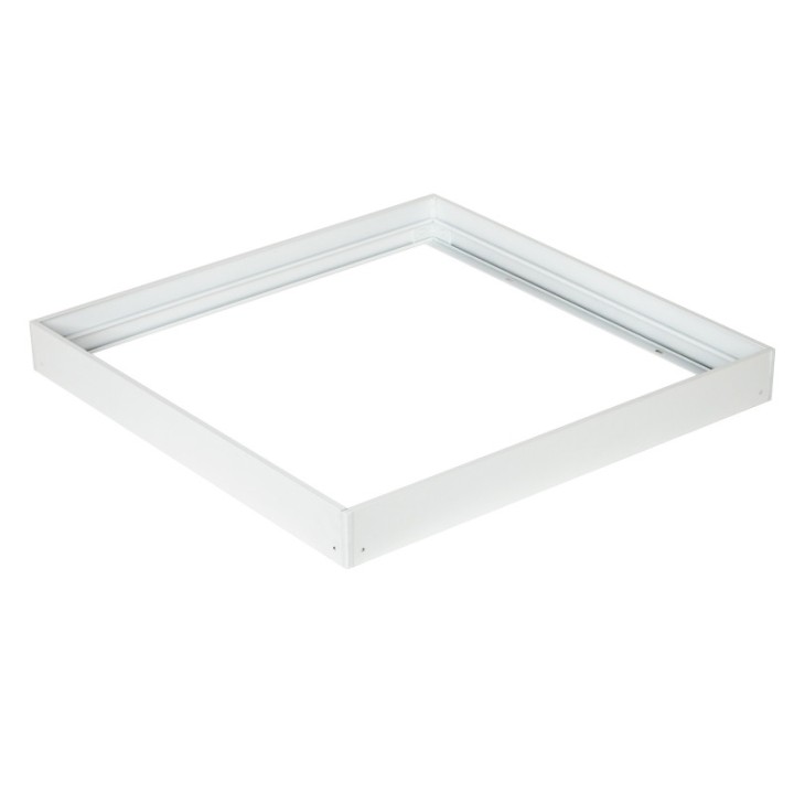 Pack dalle LED 36W backlit recouvrable 600x600mm + cadre pose saillie WOLTZ