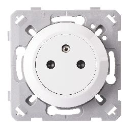 Prise 2P+T 16A Affleurante Blanc EPURE