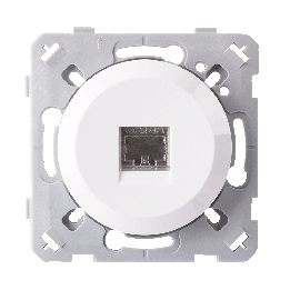 Prise Rj45 Cat6 Blanc EPURE