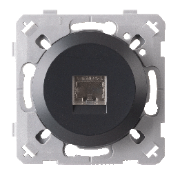 Prise Rj45 Cat6 Anthracite EPURE