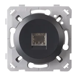 Prise Rj45 Cat6 Anthracite EPURE