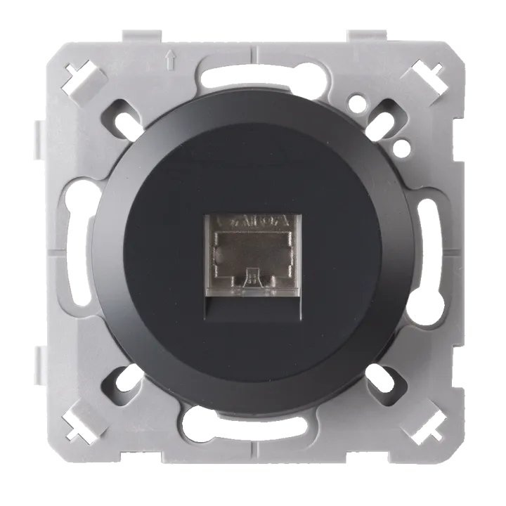 Prise Rj45 Cat6 Anthracite EPURE