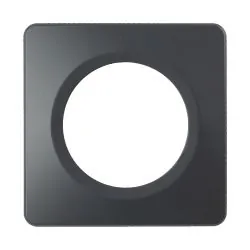 Plaque Simple Anthracite Mat EPURE
