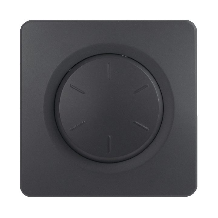 OHMTEC Epure Variateur Compatible Led Anthracite 