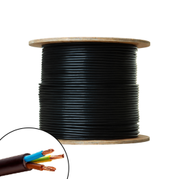 Câble rigide R2V 3G6MM² - vendu au mètre