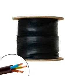 Câble rigide R2V 3G6MM² - vendu au mètre