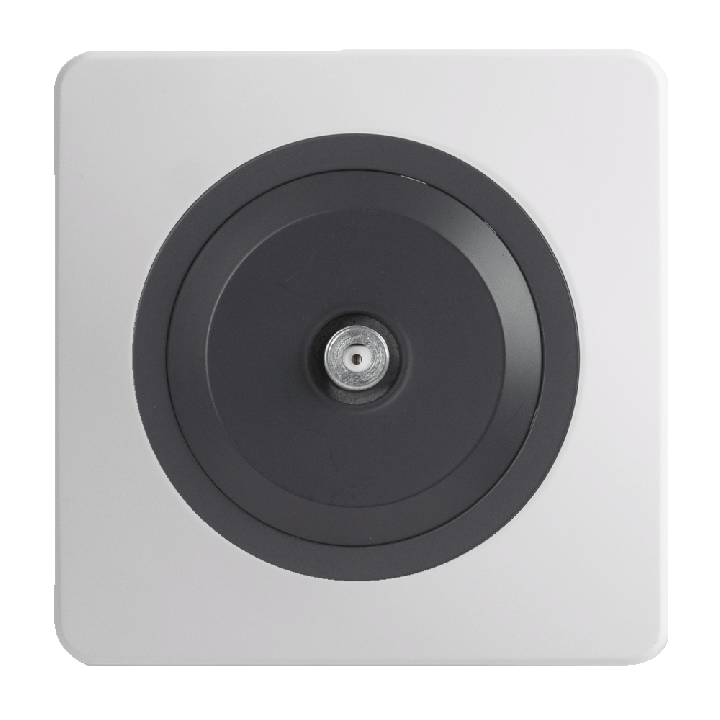 OHMTEC Epure Prise Tv Type F Anthracite 