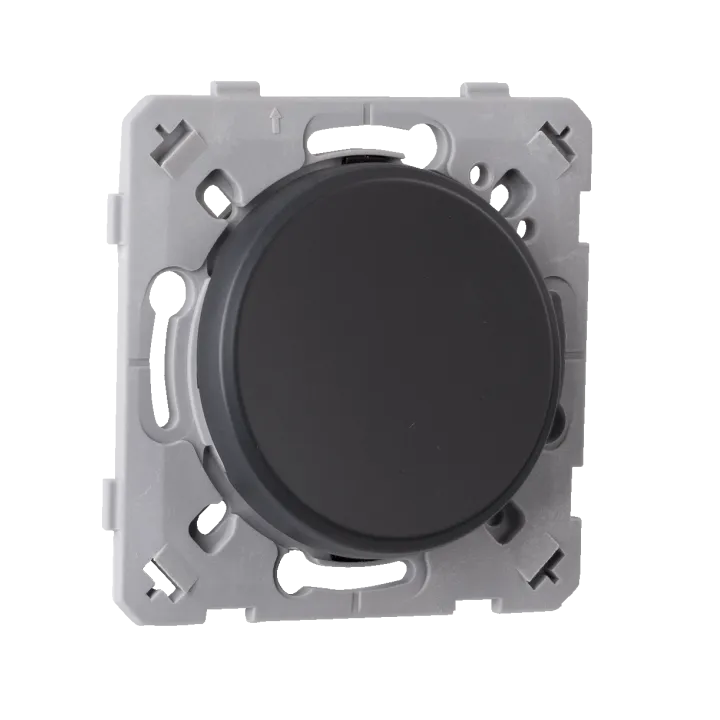 Interrupteur Va et vient Anthracite EPURE