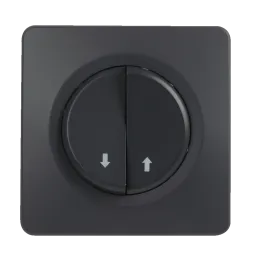 OHMTEC Epure Commande Volet Roulant Anthracite 