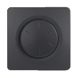 OHMTEC Epure Variateur Compatible Led Anthracite 