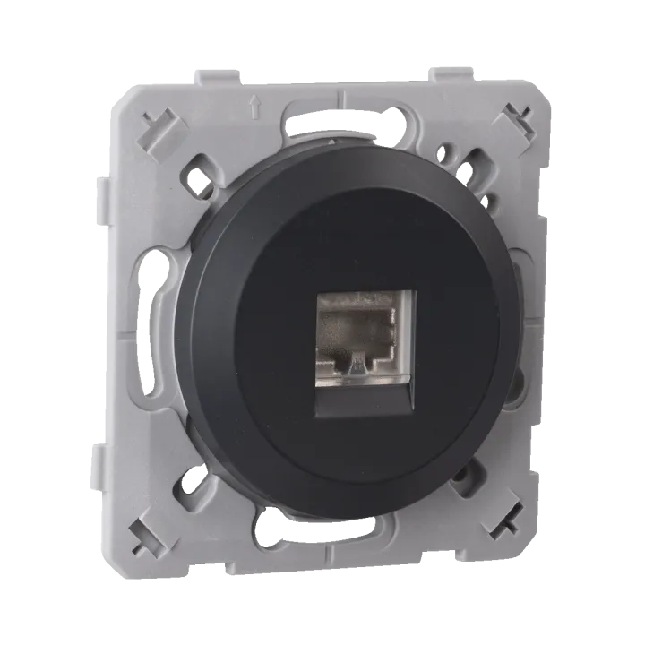 Prise Rj45 Cat6 Anthracite EPURE