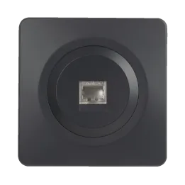 OHMTEC Epure Prise Rj45 Cat6 Anthracite 