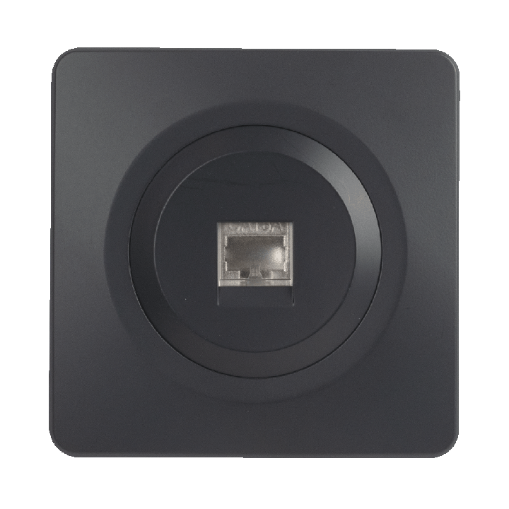 OHMTEC Epure Prise Rj45 Cat6 Anthracite 