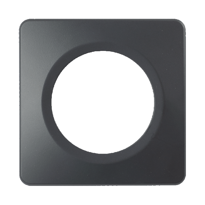 Plaque Simple Anthracite Mat EPURE