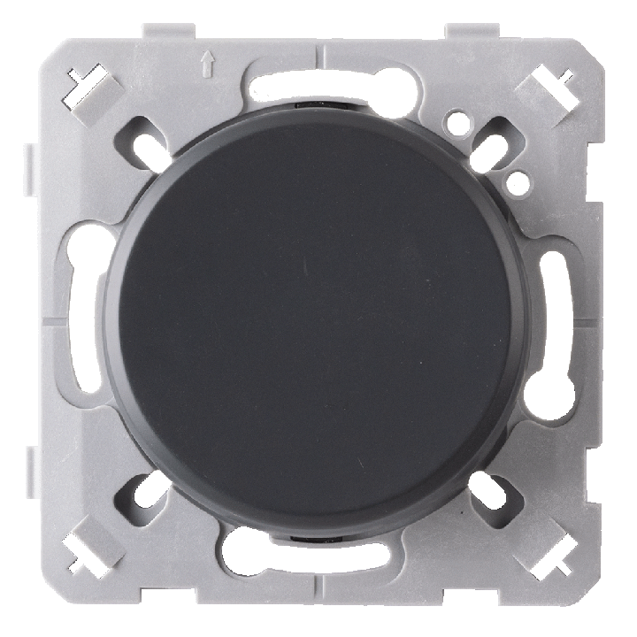 Interrupteur Va et vient Anthracite EPURE