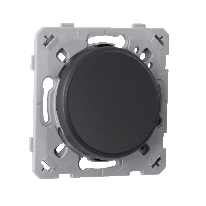 Interrupteur Va et vient Anthracite EPURE