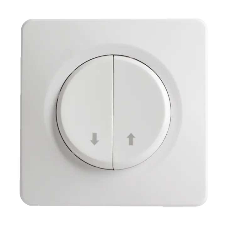 OHMTEC Epure Commande Volet Roulant Blanc 