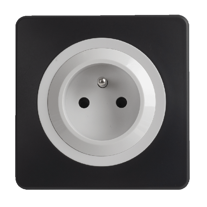 OHMTEC Epure Prise 2P+T Auto Blanc 