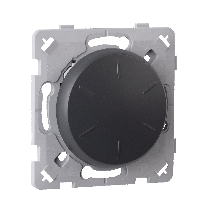 Variateur Compatible Led Anthracite EPURE