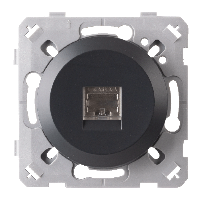 Prise Rj45 Cat6 Anthracite EPURE