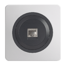 OHMTEC Epure Prise Rj45 Cat6 Anthracite 