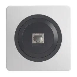 OHMTEC Epure Prise Rj45 Cat6 Anthracite 