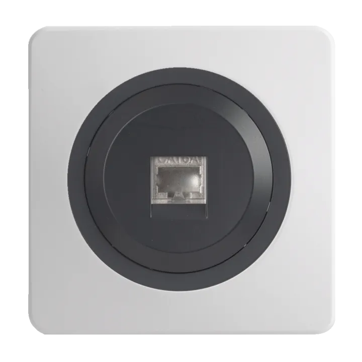 OHMTEC Epure Prise Rj45 Cat6 Anthracite 