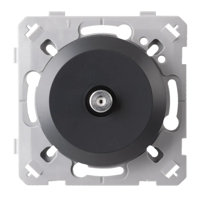 Prise Tv Type F Anthracite EPURE
