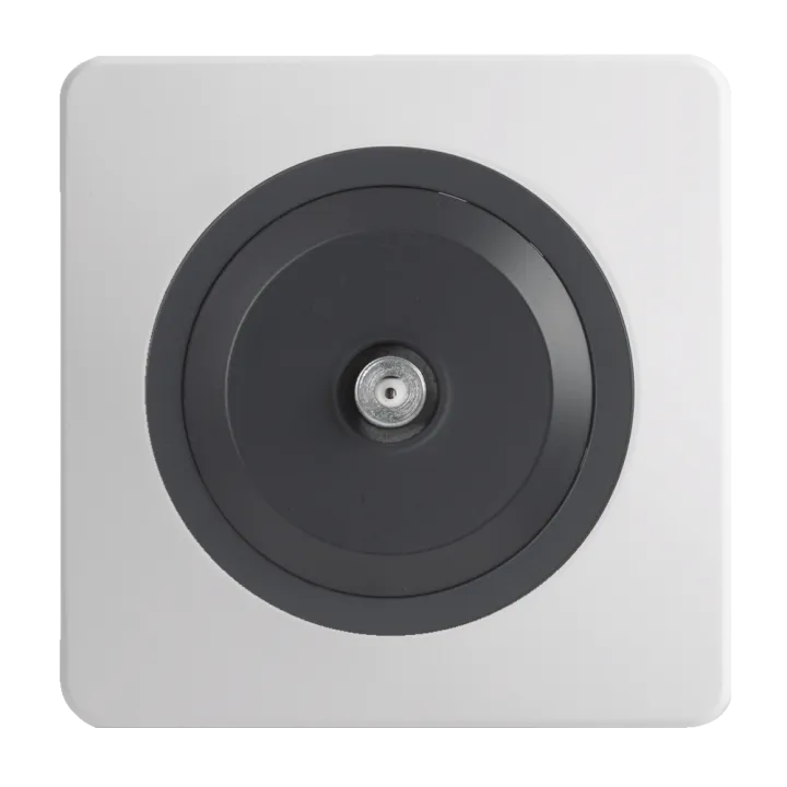 OHMTEC Epure Prise Tv Type F Anthracite 