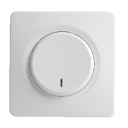 OHMTEC Epure Interrupteur va et vient à voyant blanc complet
