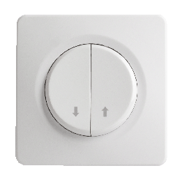 OHMTEC Epure Commande volet roulant blanc complet