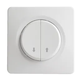 OHMTEC Epure Commande volet roulant blanc complet