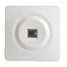 OHMTEC Epure Prise RJ45 Cat6 blanc complet