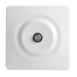 OHMTEC Epure Prise TV type F blanc complet