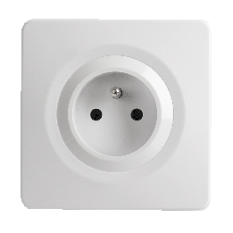 OHMTEC Epure Prise 2P+T auto blanc complet
