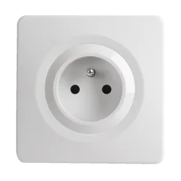 OHMTEC Epure Prise 2P+T auto blanc complet