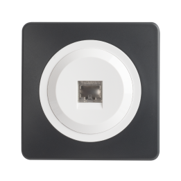 OHMTEC Epure Prise Rj45 Cat6 Blanc 