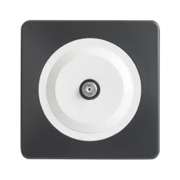 OHMTEC Epure Prise Tv Type F Blanc 