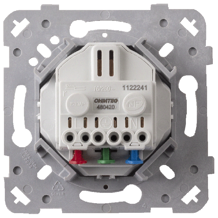 Prise 2P+T Auto Blanc EPURE