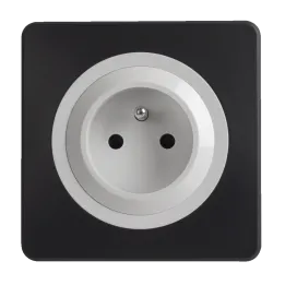 OHMTEC Epure Prise 2P+T Auto Blanc 