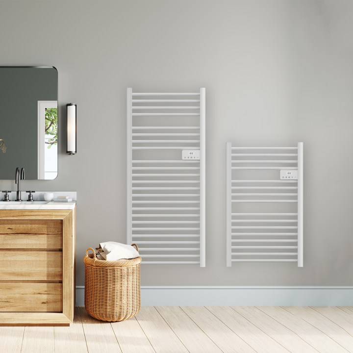 Sèche-serviette Electrique 500W Tubes Ronds Fil Chauffant - STEINER