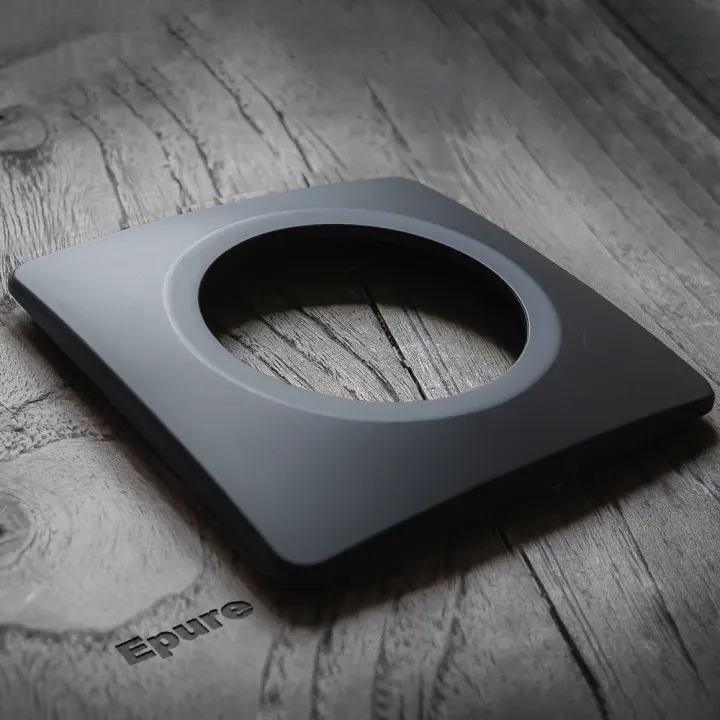 OHMTEC Epure Plaque Simple Anthracite Mat 